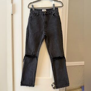 ROLLA'S High Rise Straight Jeans